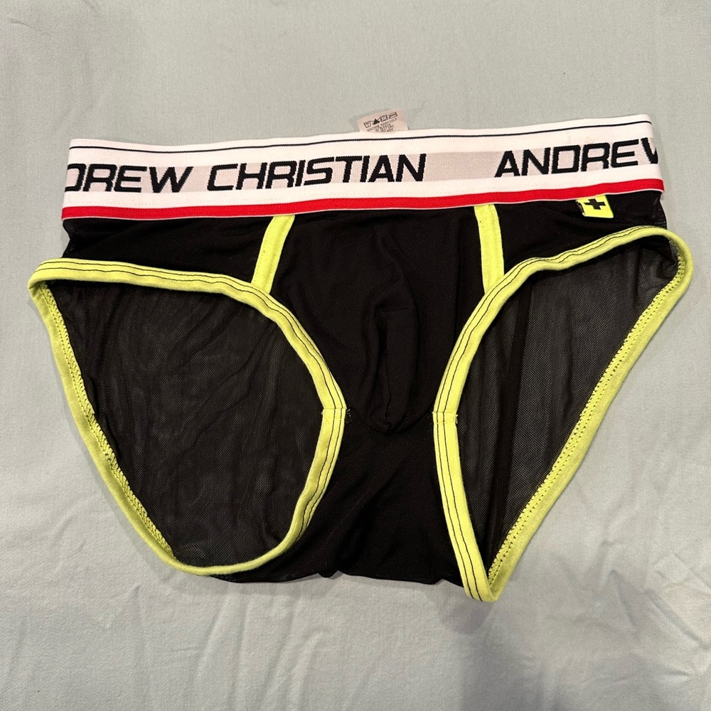 Andrew Christian mesh briefs